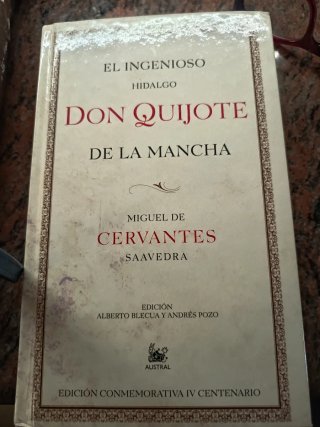 Libro de Don Quijote de la Mancha