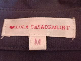 Vestido Lola Casademunt Mujer Talla M Azul Marino