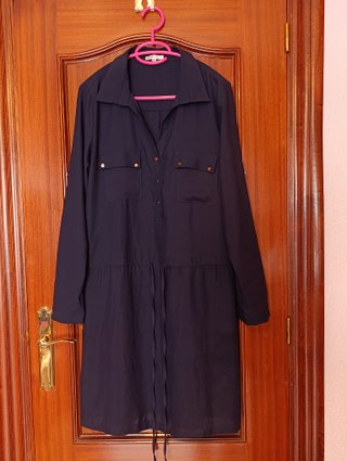 Vestido Lola Casademunt Mujer Talla M Azul Marino