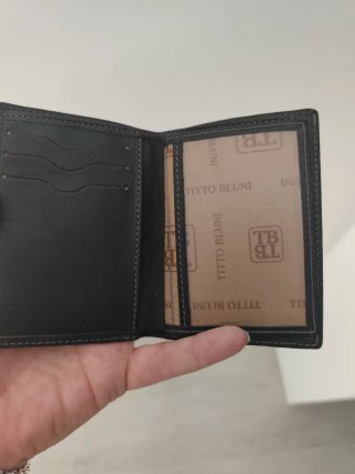 Billetera Titto Bluni Cuero Roja