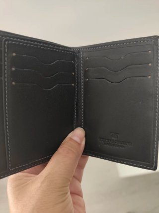Billetera Titto Bluni Cuero Roja