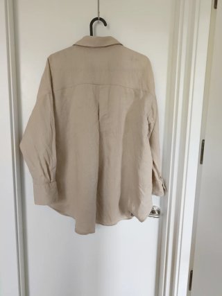 Camisa lino de Zara
