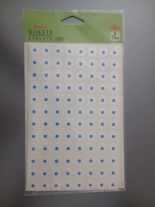 Reforços Adesivos para Papel 13mm - 768 Unidades
