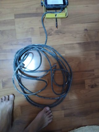 Foco LED Construcción Amarillo