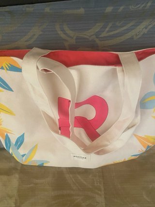 Bolsa de playa Rochas floral