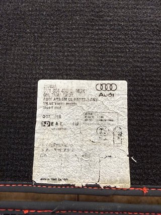 Alfombrillas Audi RS3 8V Originales