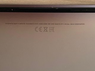 MacBook Pro 13 A2289 1,4 GHz Intel Core i5
