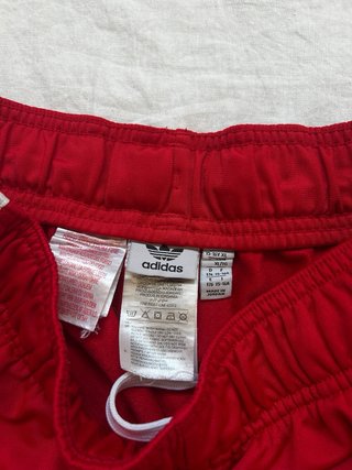 Chándal Adidas 3 Rayas Rojo