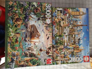 Colección de 13 puzzles. SOLO COLECCIÓN COMPLETA.