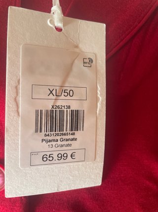 Pijama Rojo Mujer LOHE