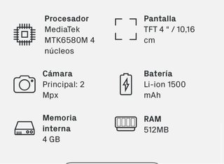 Alcatel 4034D Negro