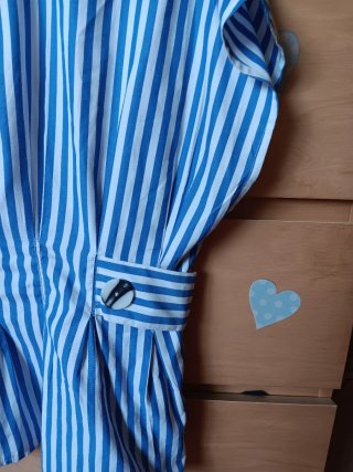 Blusa Sfera Rayas Azul Talla XL