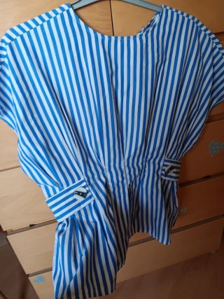 Blusa Sfera Rayas Azul Talla XL