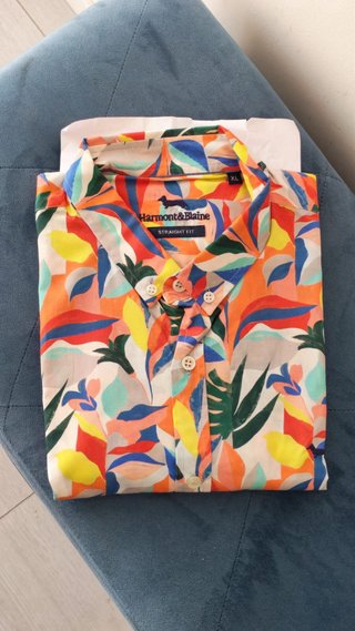 Camicia Harmont & Blaine manica corta fantasia XL