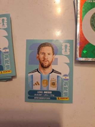 Cromo Leo Messi Panini mundial 2026