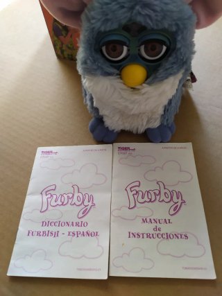 Furby Peluche Azul y Rosa