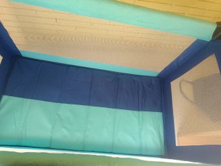 Cuna de Viaje Plegable Azul con Bolsa