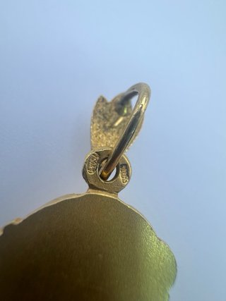 011-03-00565 COLGANTE BUSTO CRISTO ORO 18K