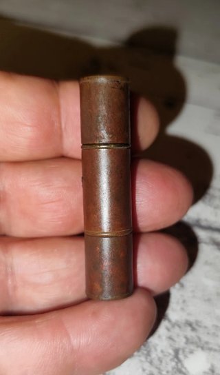 Vecchio rossetto in ottone anni 30