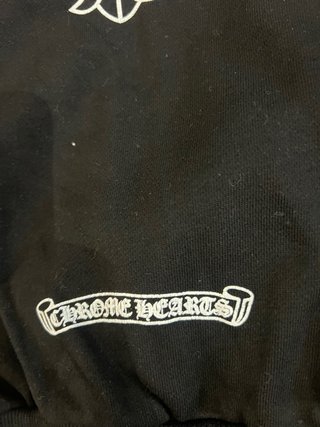 Sudadera Chrome Hearts Negra Roja