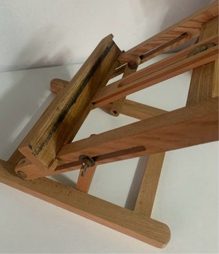 Caballete de mesa H para pintar