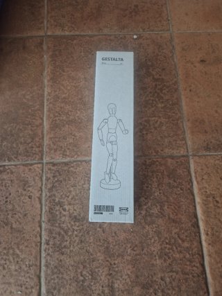 Muñeco Maniquí Madera Ikea 33cm Nuevo