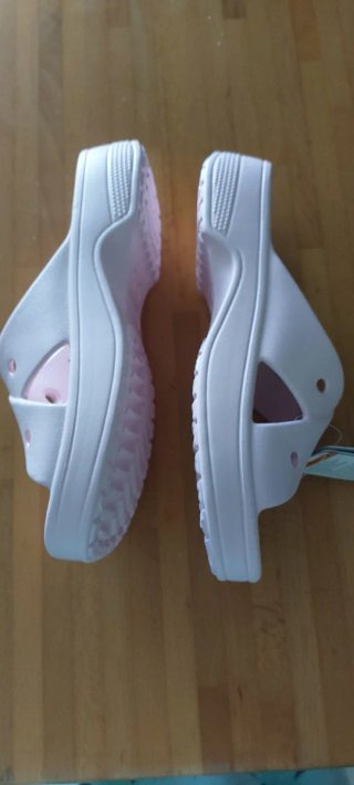Crocs ciabatte incrociate rosa taglia 37-38