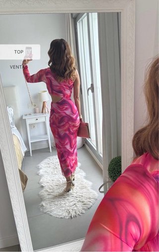 Vestidos largos estampados talla única