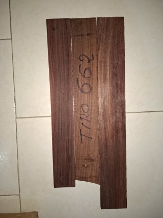 Lote 3 diapasones de palosanto guitarra