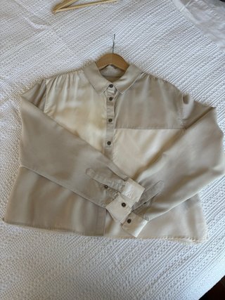 Camisa Pepe Jeans Beige/Blanca Talla M
