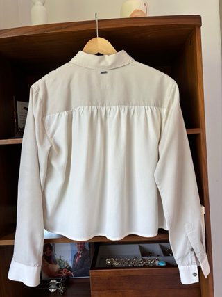 Camisa Pepe Jeans Beige/Blanca Talla M