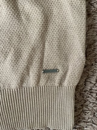 Jersey Álvaro Moreno cremallera beige Talla L