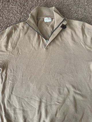 Jersey Álvaro Moreno cremallera beige Talla L