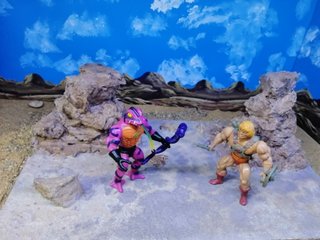 Diorama Tall Rocks per action figures
