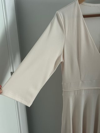 Vestido Fashion beige talla L