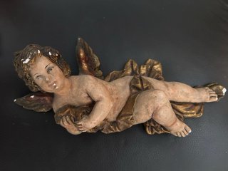 2 antichi angeli in gesso