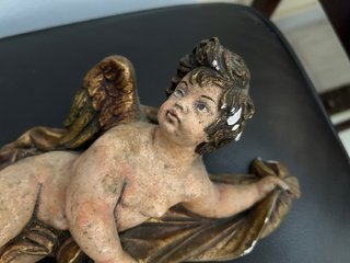 2 antichi angeli in gesso