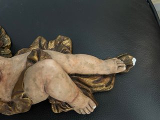 2 antichi angeli in gesso