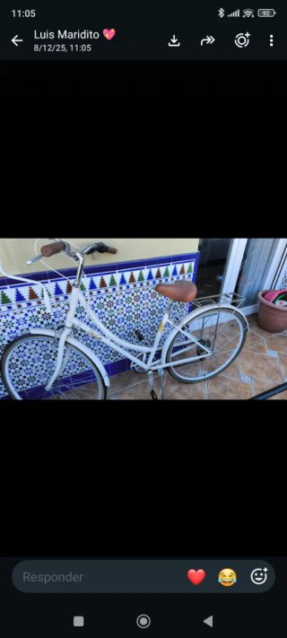Bicicleta Clásica Blanca