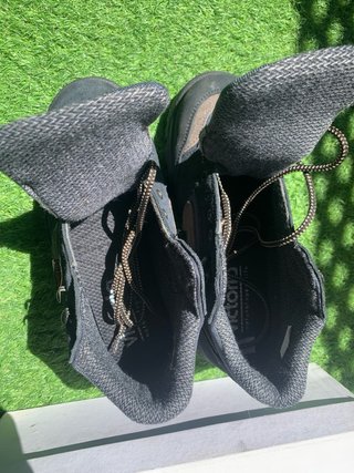 Botas de monte Victoria azul y marrón, talla 40/41