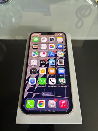 iPhone 13 128GB Rosa completo con accessori