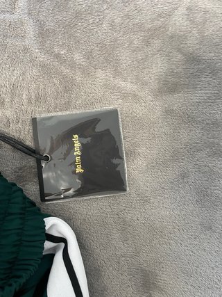 Palm Angels Pantalones Cortos Verdes