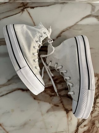 Converse Botas Blancas Mujer