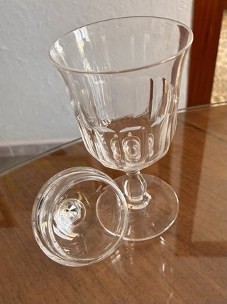 Copa de vidrio siglo XIX Fábrica Cervelló