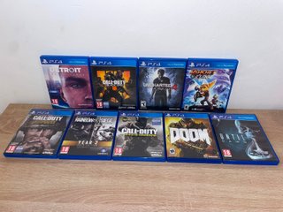Lote 9 Juegos PS4 (Historia 10€, Resto 7€)