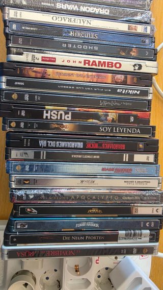 Lote DVDs Steelbook Películas Acción