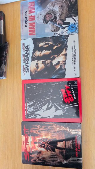 Lote DVDs Steelbook Películas Acción