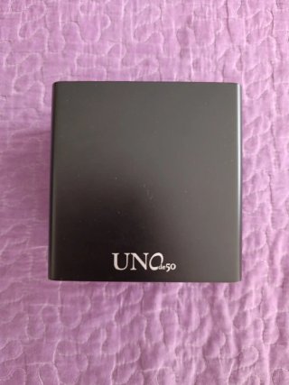 Caja joyero Uno de 50 negra y roja