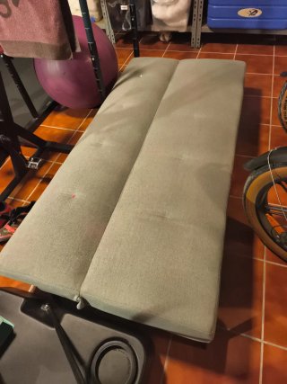 Sofá Cama Beige Tela