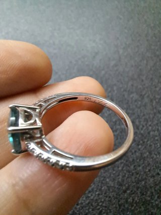 Anello Stroili Argento 925 Pietra Blu
